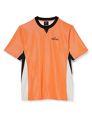 Spalding Herren Pro Schiedsrichtershirt, orange/Schwarz, 2XL von Spalding