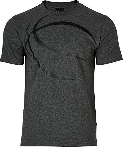 Spalding Herren T-Shirt Street T-Shirt, Anthra Melange, S, 300700102 Spalding Herren T-Shirt Street T-Shirt, Anthra Melange, S, 300700102 von Spalding