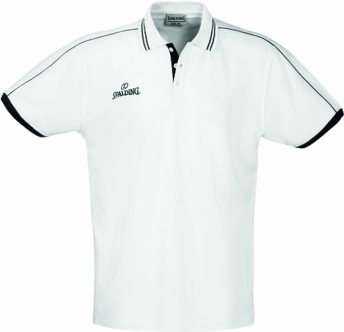 Spalding Herren Teamtrikots & Sets Polo Shirt Poloshirt, weiß, XL Spalding Herren Teamtrikots & Sets Polo Shirt Poloshirt, weiß, XL von Spalding