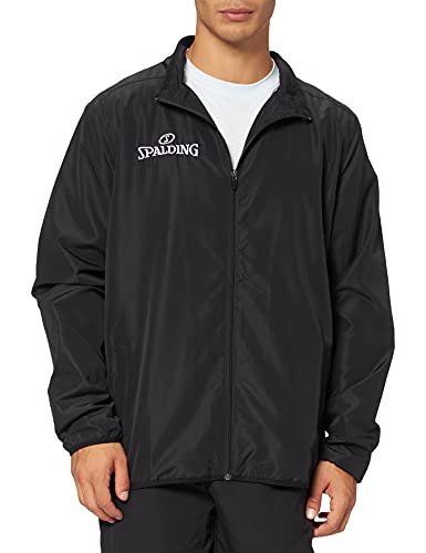 Spalding Herren Woven Jacke, schwarz, 3XL von Spalding