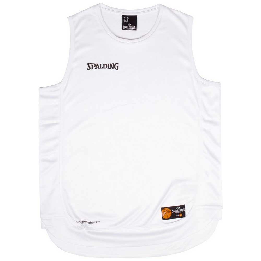 Spalding Hustle Sleeveless T-shirt Weiß 2XL Mann von Spalding