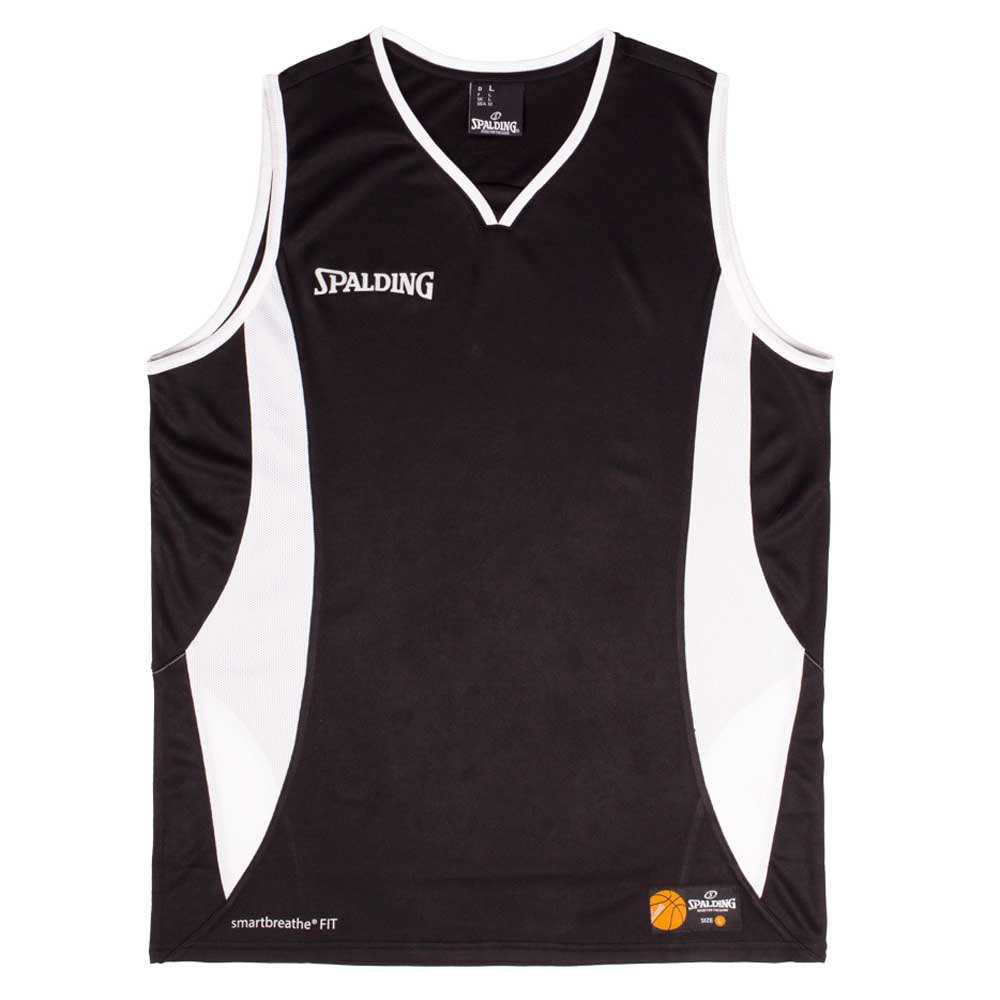 Spalding Jam Sleeveless T-shirt Weiß,Schwarz L Mann von Spalding