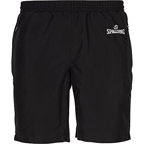 Spalding Kinder Woven Shorts, schwarz, 116 von Spalding