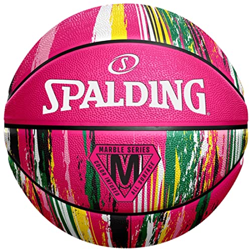Spalding Marble Ball 84402Z, Unisex basketballs, pink, 7 EU Spalding Marble Ball 84402Z, Unisex basketballs, pink, 7 EU von Spalding