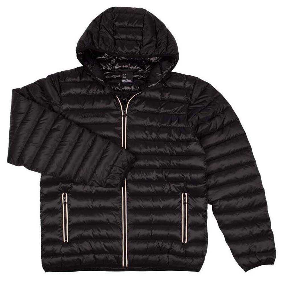 Spalding Padded Jacket Schwarz L Mann von Spalding