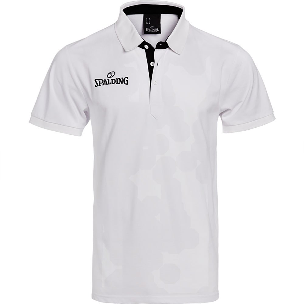 Spalding Prime Short Sleeve Polo Weiß S Mann von Spalding