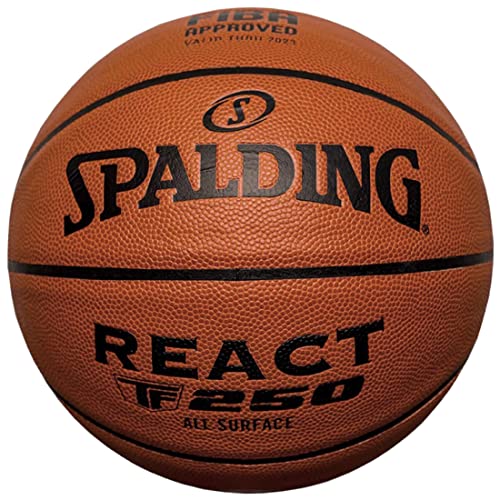 Spalding React FIBA TF 250 76967Z, Unisex basketballs, orange, 7 EU Spalding React FIBA TF 250 76967Z, Unisex basketballs, orange, 7 EU von Spalding