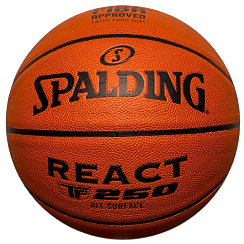 Spalding React TF-250 Ball 76968Z, Unisex basketballs, orange, 6 EU Spalding React TF-250 Ball 76968Z, Unisex basketballs, orange, 6 EU von Spalding
