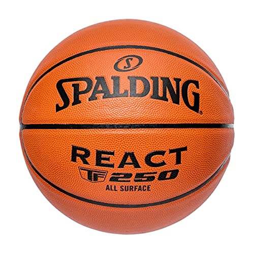 Spalding React TF-250 Basketball für drinnen und draußen, 75 cm von Spalding