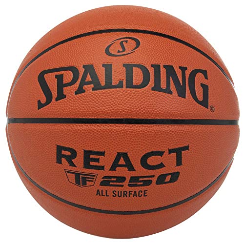 Spalding React TF-250 Ball 76801Z, Unisex basketballs, orange, 7 EU Spalding React TF-250 Ball 76801Z, Unisex basketballs, orange, 7 EU von Spalding