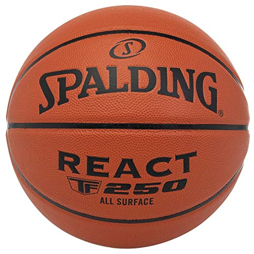 Spalding React TF-250 Ball 76801Z, Unisex basketballs, orange, 7 EU von Spalding