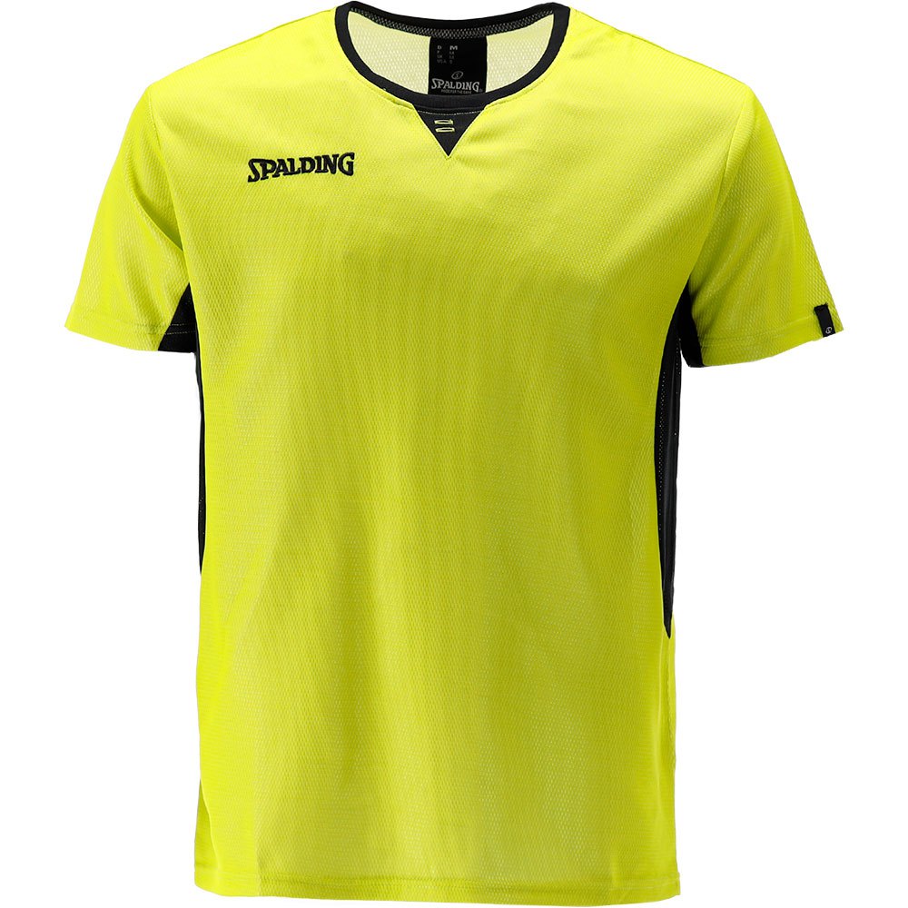 Spalding Referee Short Sleeve T-shirt Gelb S Mann von Spalding