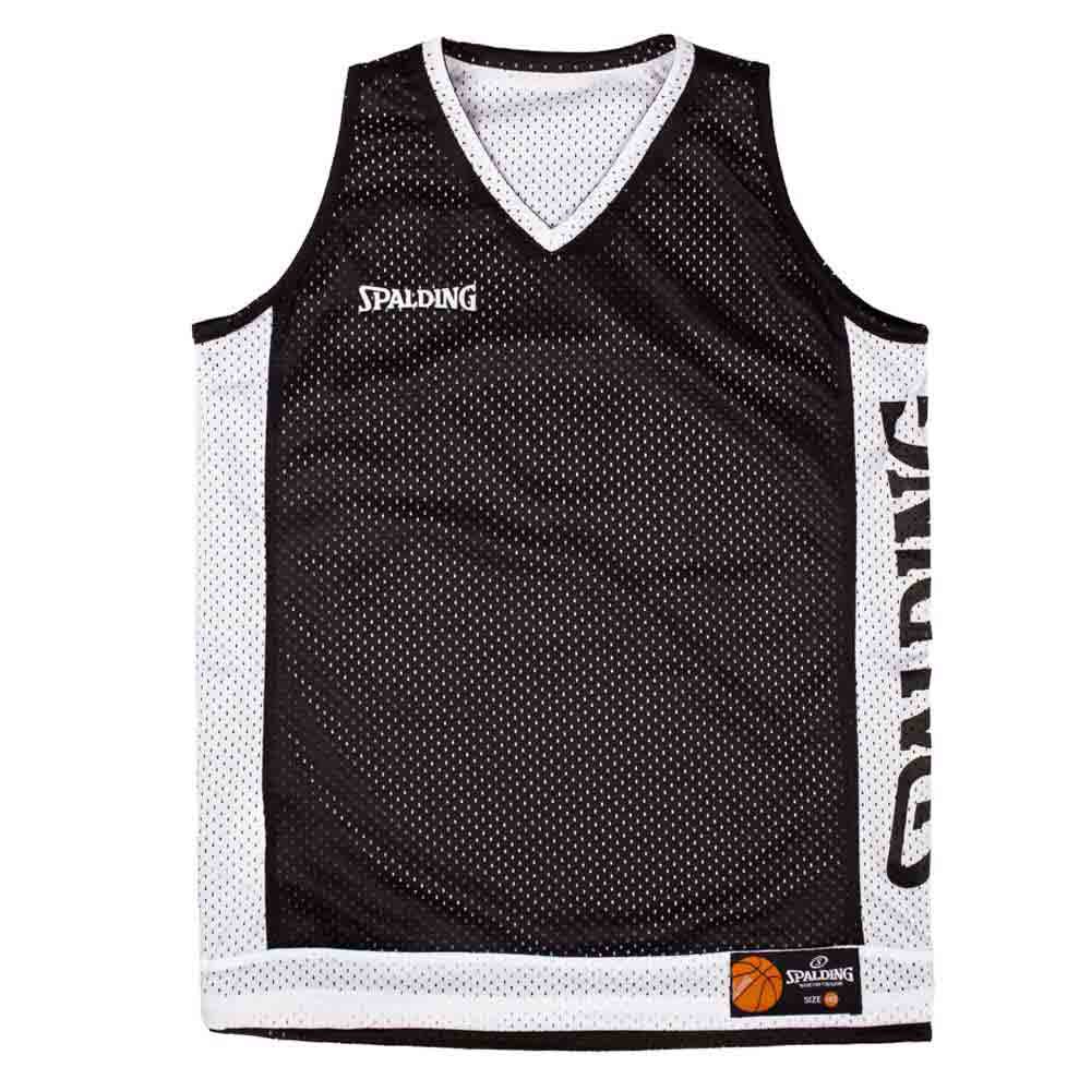 Spalding Reversible Sleeveless T-shirt Schwarz 3XL Mann von Spalding