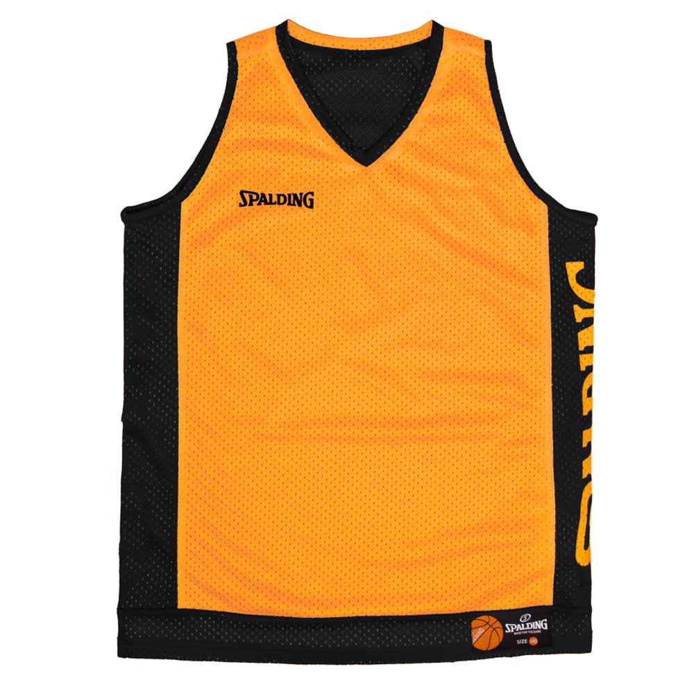 Spalding Reversible Sleeveless T-shirt Orange M Mann von Spalding