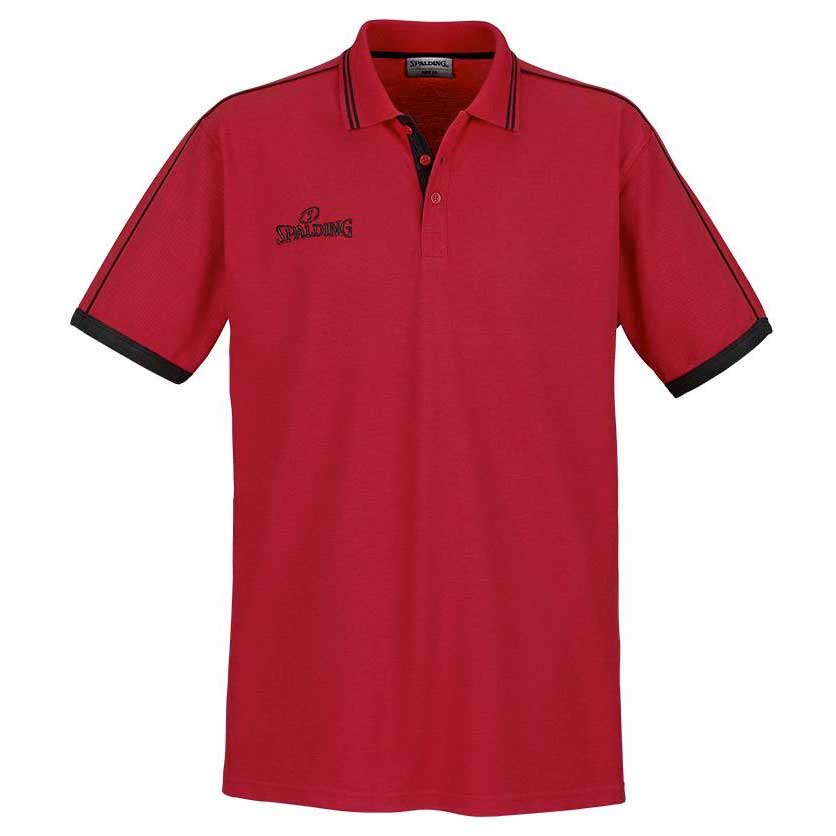 Spalding Shirt Short Sleeve Polo Rot M Mann von Spalding
