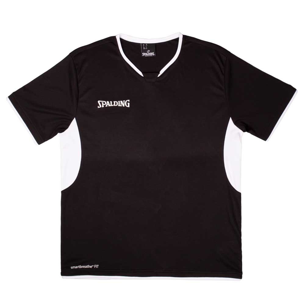 Spalding Shooting Short Sleeve T-shirt Schwarz 2XL Mann von Spalding