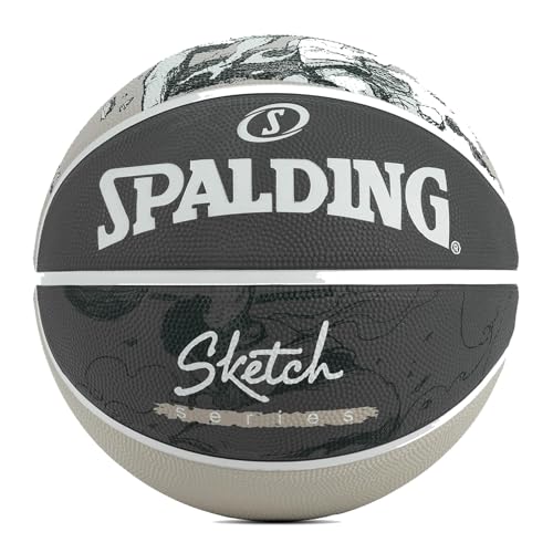 Spalding Sketch Jump Ball 84382Z, Unisex basketballs, Black, 7 EU Spalding Sketch Jump Ball 84382Z, Unisex basketballs, Black, 7 EU von Spalding