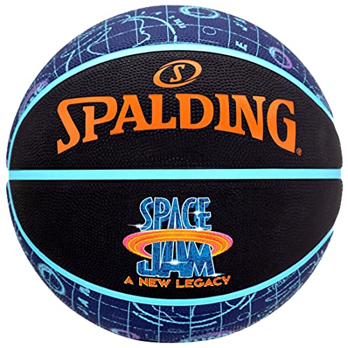 Spalding Space Jam Tune Court Ball 84596Z, Unisex basketballs, Black, 5 EU, 84596Z_5, Schwarz von Spalding