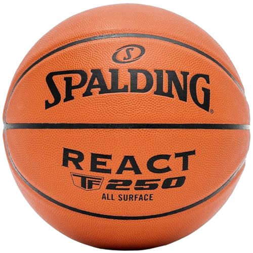 Spalding React TF-250 Ball 76803Z, Unisex basketballs, orange, 5 EU von Spalding