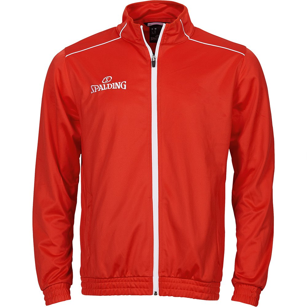 Spalding Team Warm Up Jacket Rot 116 cm Junge von Spalding