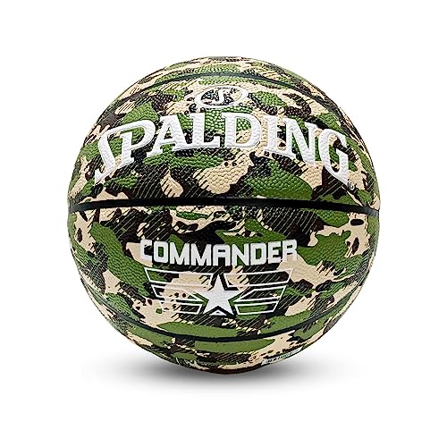 Spalding Unisex – Erwachsene Commander Sz7 Ball, Camo, 7 von Spalding