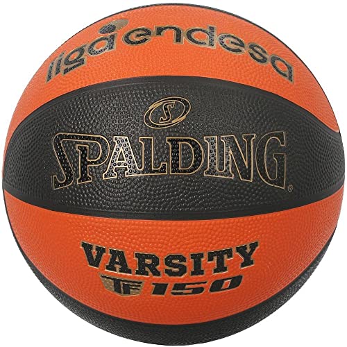 Spalding Varsity TF 150 offizieller ACB Basketball, Größe 7, zertifizierter Basketball, Gummimaterial, ideal für den Außenbereich, Rutschfester Griff, sehr strapazierfähig Spalding Varsity TF 150 offizieller ACB Basketball, Größe 7, zertifizierter Basketball, Gummimaterial, ideal für den Außenbereich, Rutschfester Griff, sehr strapazierfähig von Spalding