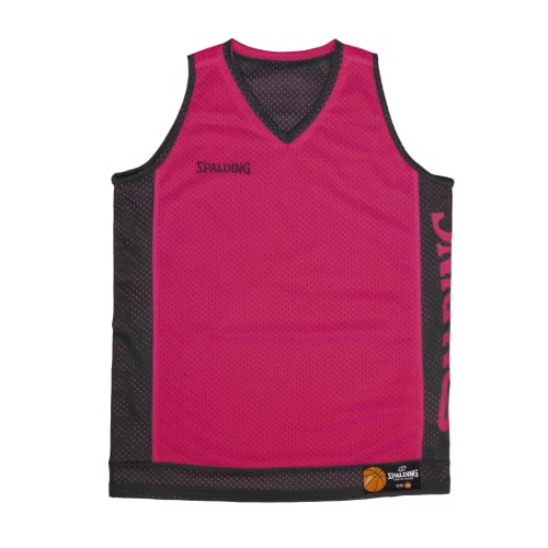Spalding - Wende-Tank-Top - Basketball-Top - Fuchsia/Schwarz - Größe XL - Sportbekleidung - Basketball Spalding - Wende-Tank-Top - Basketball-Top - Fuchsia/Schwarz - Größe XL - Sportbekleidung - Basketball von Spalding
