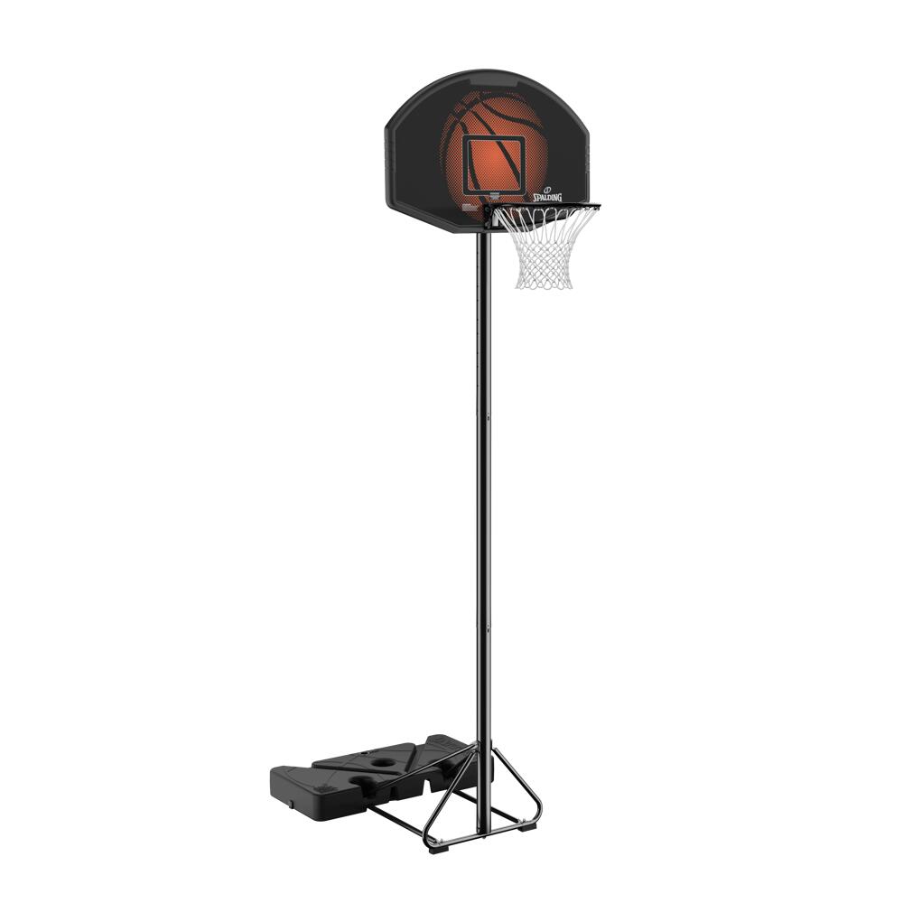 Tragbarer Basketballkorb Highlight Composite SCHWARZ von Spalding