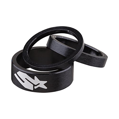 Spank Headset Spacer kit 3pcs/Set Vorbauten, Black, One Size Spank Headset Spacer kit 3pcs/Set Vorbauten, Black, One Size von Spank