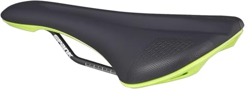 SPANK OOOZY 280 Sattel MTB E-Bike Cycle Gravel Erwachsene Unisex Schwarz/Grün, 265 mm x 144 mm von Spank