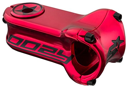 Spank Oozy All Mountain 3D Forged stem, 31.8 mm inklusive topcap Vorbauten, red, 75 von Spank