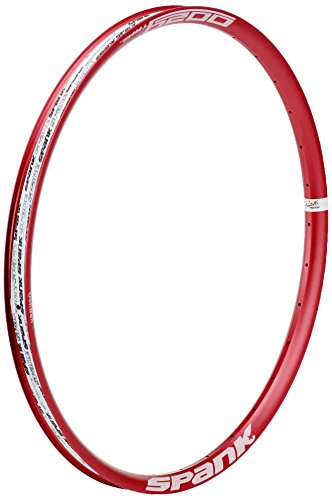 Spank Oozy Trail-345 BB 34.5 AL, 32h Rim, 27,5 Zoll, shotpeen Felgen, red, 650 B von Spank