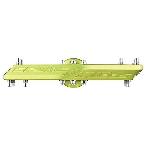 Spank Pedales Spike Reboot Green Fahrradpedale, grün, 100x100mm von Spank