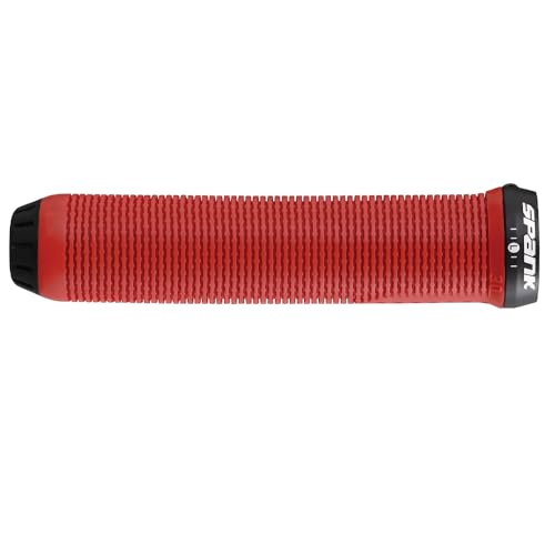 Spank Spike 30, Lock-on, Durchmesser 30 mm, für Mountainbikes, Erwachsene, Unisex, Rot, 145 mm Spank Spike 30, Lock-on, Durchmesser 30 mm, für Mountainbikes, Erwachsene, Unisex, Rot, 145 mm von Spank