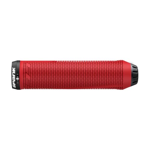 Spank Spike 33, Lock-on, Durchmesser 33 mm, für Mountainbikes, Erwachsene, Unisex, Rot, 145 mm Spank Spike 33, Lock-on, Durchmesser 33 mm, für Mountainbikes, Erwachsene, Unisex, Rot, 145 mm von Spank