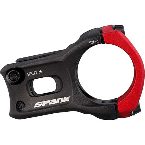 Spank Split 35 Stem Vorbau MTB Erwachsene Unisex Rot 33 mm von Spank