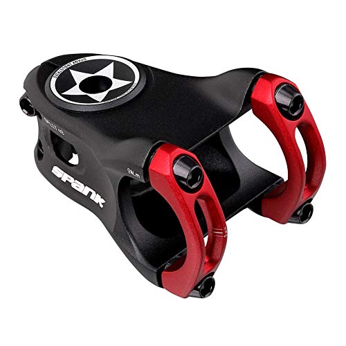 Spank Split Stem Vorbau MTB Erwachsene Unisex Rot 50 mm Spank Split Stem Vorbau MTB Erwachsene Unisex Rot 50 mm von Spank