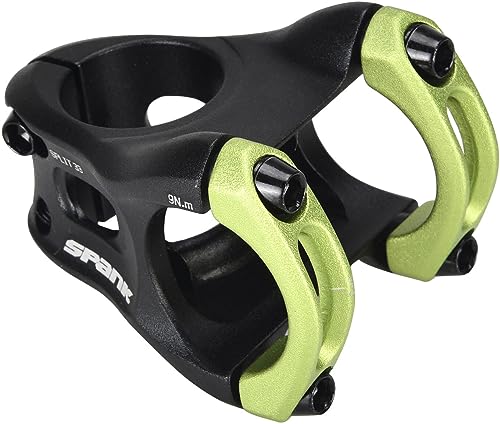 Spank Unisex-Erwachsene Split Enduro Trail Shotpeen Fahrradvorbau, Grün, 38mm Spank Unisex-Erwachsene Split Enduro Trail Shotpeen Fahrradvorbau, Grün, 38mm von Spank