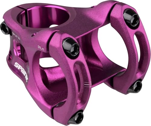 Spank Vorbau Split, 31,8 mm 43 mm, Purple Fahrrad Erwachsene Unisex von Spank