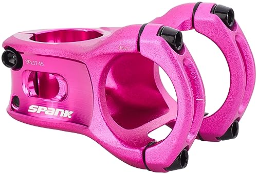 Spank Vorbau Split 35, 35 mm 45 mm Pink Fahrrad Erwachsene Unisex von Spank