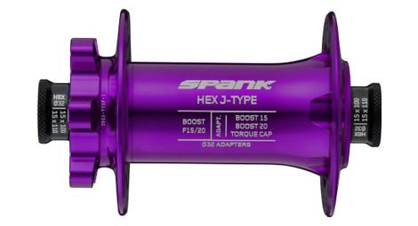 spank hex j type boost vorderradnabe f15 20 32 loch lila spank hex j type boost vorderradnabe f15 20 32 loch lila von Spank