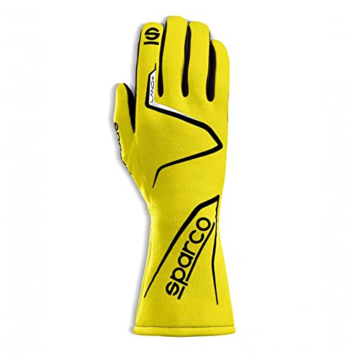 Sparco Land Gloves + T 10 Yellow von Sparco