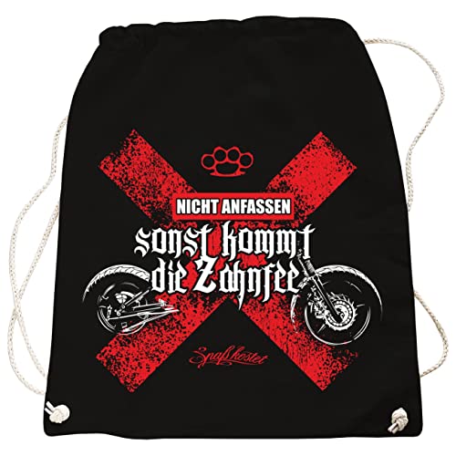 Rucksack Biker Nicht anfassen sonst kommt die Zahnfee Rucksack Biker Nicht anfassen sonst kommt die Zahnfee von Spaß Kostet