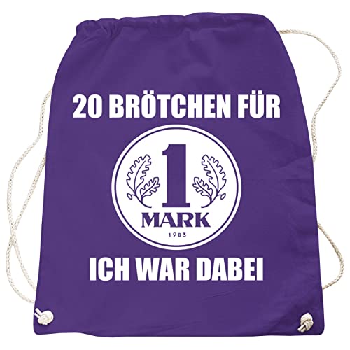 Rucksack DDR 20 Brötchen Für 1 Mark ich war dabei Rucksack DDR 20 Brötchen Für 1 Mark ich war dabei von Spaß Kostet