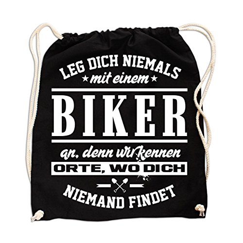 Rucksack Leg Dich Niemals mit einem Biker an Rucksack Leg Dich Niemals mit einem Biker an von Spaß Kostet