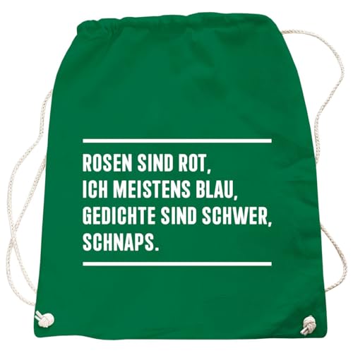 Rucksack Rosen sind Rot Ich meistens Blau Gedichte sind schwer Schnaps von Spaß Kostet