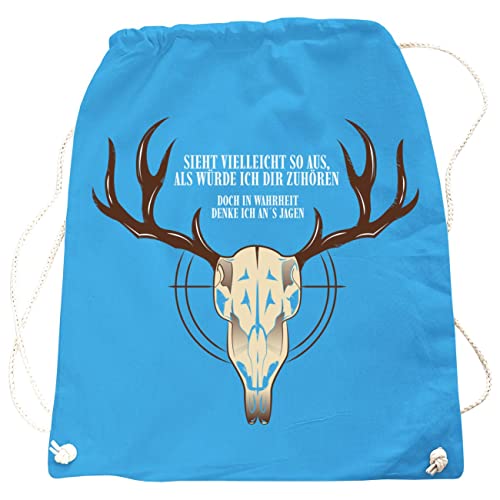Rucksack Tasche Beutel Jagd Jäger Spruch Sprüche Hirsch Motiv in vielen Farben Rucksack Tasche Beutel Jagd Jäger Spruch Sprüche Hirsch Motiv in vielen Farben von Spaß Kostet