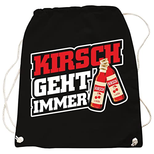 Rucksack Tasche Beutel Kirsch geht Immer Alkohol Motiv als Fun Sprüche Rucksack Tasche Beutel Kirsch geht Immer Alkohol Motiv als Fun Sprüche von Spaß Kostet