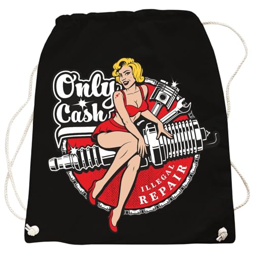 Rucksack Tasche Beutel Rockn Roll Motiv only Cash illegal Repair Dollar Custom Rucksack Tasche Beutel Rockn Roll Motiv only Cash illegal Repair Dollar Custom von Spaß Kostet
