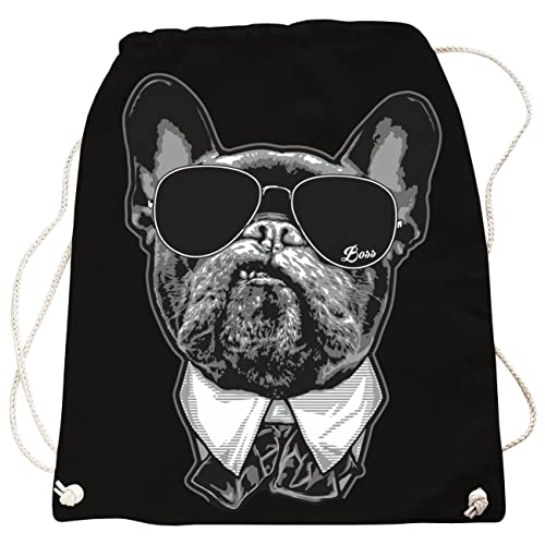 Rucksack Tasche French Bulldog Bag Umhängetasche in vielen Farben von Spaß Kostet